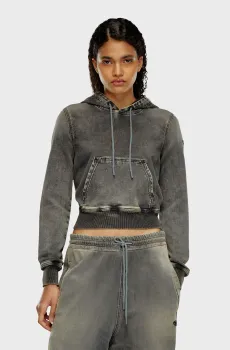 Женское темно-серое худи D-ANGY-HOOD TRACK FELPA Серый M Diesel A12574 068HT