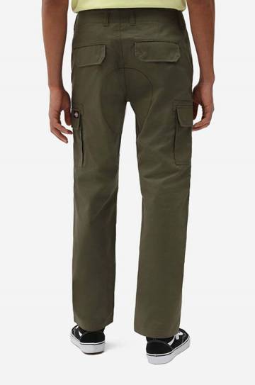 Хлопковые брюки Dickies цвет зелёный прямое DK0A4XDUMGR-GREEN Хлопковые брюки Dickies цвет зелёный прямое DK0A4XDUMGR-GREEN