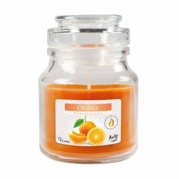 Ароматизированная свеча в стекле Bispol Апельсин snd70-63, 10 см