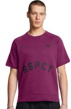 UNDER ARMOUR Men Typography Printed Round Neck Cotton Relaxed Fit T-shirt