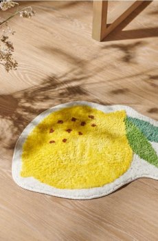 Килимок для ванної кімнати - жовтий