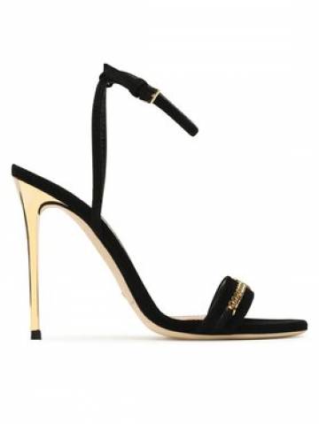 Elisabetta Franchi Босоніжки SA-08L-37E2-V540 Чорний Elisabetta Franchi Босоніжки SA-08L-37E2-V540 Чорний