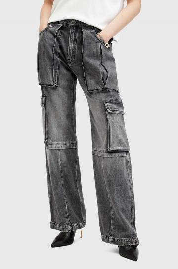 Джинсы AllSaints ECHO CARGO женские цвет серый W004EB Джинсы AllSaints ECHO CARGO женские цвет серый W004EB