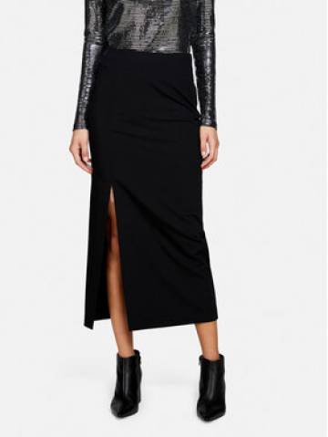 Sisley Спідниця-міді 47N8L001N Чорний Regular Fit Sisley Спідниця-міді 47N8L001N Чорний Regular Fit