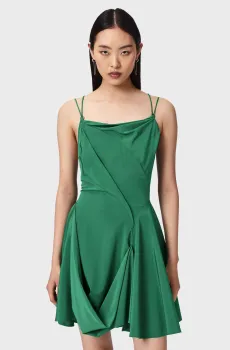 Женское зеленое платье CLAIRE MINI Зеленый 6 AllSaints W187DE