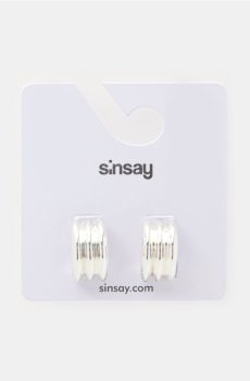 Сережки-гвіздочки сріблястого кольору - срібний