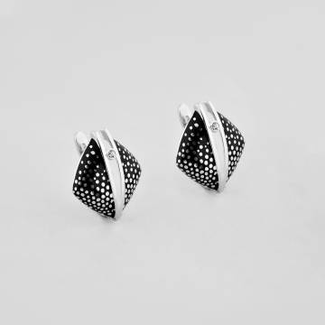 Серебряные серьги Minimal 1625/1 Серебряные серьги Minimal 1625/1