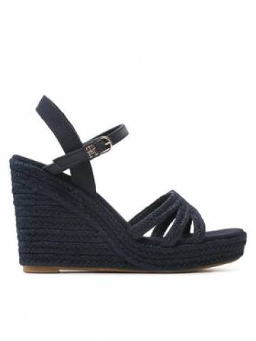 Tommy Hilfiger Еспадрильї Essential Basic Wedge Sandal FW0FW07220 Cиній Tommy Hilfiger Еспадрильї Essential Basic Wedge Sandal FW0FW07220 Cиній