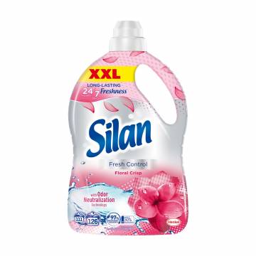 Ополаскиватель-кондиционер для белья Silan Fresh Control Floral Crisp, 126 стирок, 2.772 л Ополаскиватель-кондиционер для белья Silan Fresh Control Floral Crisp, 126 стирок, 2.772 л