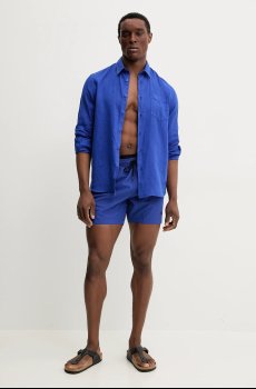 Льняная рубашка Vilebrequin CAROUBIS