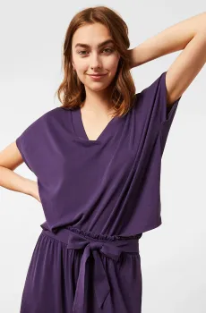 Женская фиолетовая футболка EREN Фиолетовый L Etam 6527643