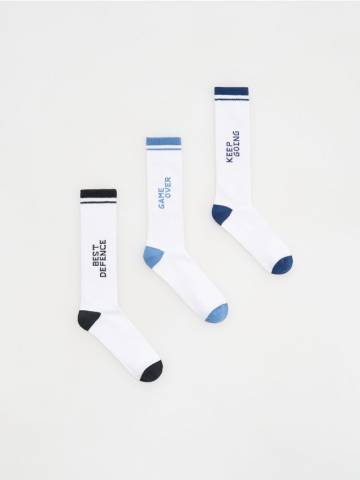 Reserved - BOYS` SOCKS MULTI - білий - 195DA-00X Reserved - BOYS` SOCKS MULTI - білий - 195DA-00X