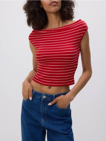 Reserved - Футболка в смужку - різнобарвний - 378IK-MLC