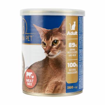 Паштет для взрослых кошек Premium Pet Мясное ассорти, 360 г Паштет для взрослых кошек Premium Pet Мясное ассорти, 360 г
