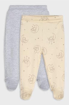 Штани-повзунки 2 pack - нюдовий