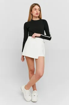 Женская белая юбка-шорты Белый M Tally Weijl SSHPEKATY