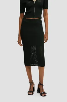 Женская черная юбка Черный M HUGO 50532181;001