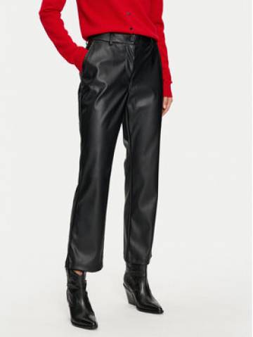 Vila Штани зі штучної шкіри Paloma 14098247 Чорний Flare Fit Vila Штани зі штучної шкіри Paloma 14098247 Чорний Flare Fit