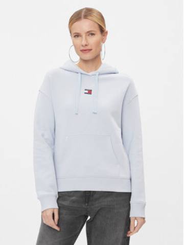 Tommy Jeans Світшот Badge DW0DW17326 Блакитний Boxy Fit Tommy Jeans Світшот Badge DW0DW17326 Блакитний Boxy Fit