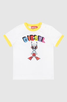 Детская белая футболка Mtirulb