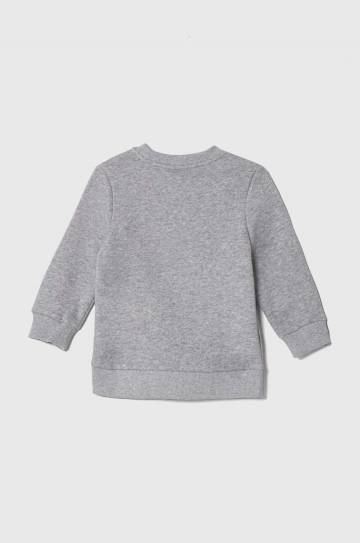 Детская кофта Lacoste цвет серый меланж Детская кофта Lacoste цвет серый меланж