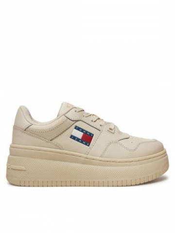 Tommy Jeans Снікерcи Retro Basket EN0EN02506 Бежевий Tommy Jeans Снікерcи Retro Basket EN0EN02506 Бежевий