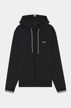 Мужское черное худи Черный S BOSS 10461