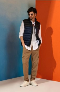 Спортивні штани cargo slim - бежевий