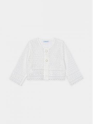 Mayoral Кардиган 3471 Білий Regular Fit Mayoral Кардиган 3471 Білий Regular Fit