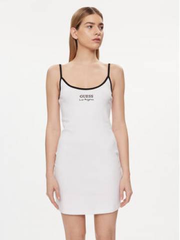 Guess Повсякденна сукня E4GK00 KBP41 Білий Slim Fit Guess Повсякденна сукня E4GK00 KBP41 Білий Slim Fit