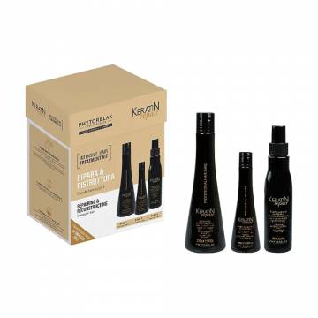 Набор для волос Phytorelax Laboratories Keratin Repair Intensive Hair (шампунь, 250 мл + спрей, 150 мл + молочко, 100 мл) Набор для волос Phytorelax Laboratories Keratin Repair Intensive Hair (шампунь, 250 мл + спрей, 150 мл + молочко, 100 мл)