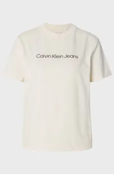 Женская белая футболка LOGO CLASSIC Белый XS Calvin Klein Jeans LV047C912G