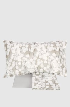 Серый комплект постельного белья LUNARIA