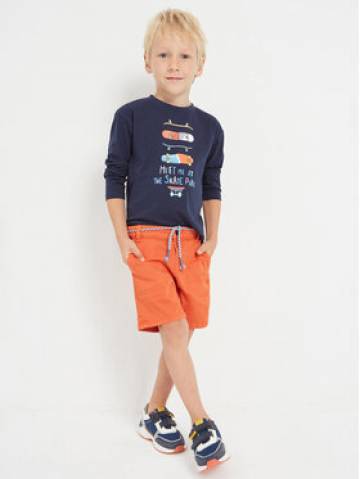 Mayoral Шорти з тканини 3233 Оранжевий Regular Fit Mayoral Шорти з тканини 3233 Оранжевий Regular Fit