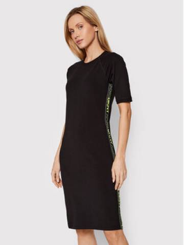 DKNY Sport Повсякденна сукня DP1D4481 Чорний Regular Fit DKNY Sport Повсякденна сукня DP1D4481 Чорний Regular Fit