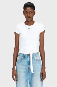 Женская белая футболка T-BUNNY-TAIL-S1 Белый XS Diesel A21197 0EJAI