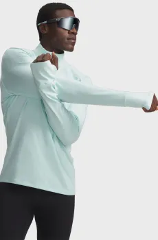 Мужской мятный лонгслив UA LAUNCH PRO 1/4 ZIP-GRN Ментоловый XL Under Armour 1379288-703
