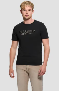 Мужская черная футболка Черный S Guess M5RI50.K9RM1;JBLK