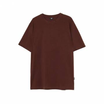 Cropp - Гладка футболка basic - коричневий Cropp - Гладка футболка basic - коричневий