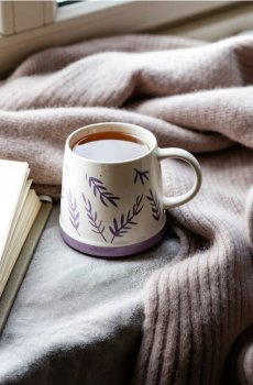 Керамічний кухоль - Фіолетовий