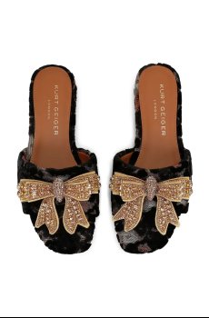 Шлепанцы Kurt Geiger London Kensington Bow Flat Sdl