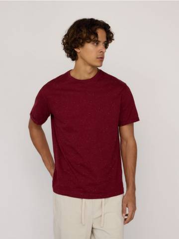 Reserved - Футболка comfort fit - коричневий - 251FP-88X Reserved - Футболка comfort fit - коричневий - 251FP-88X