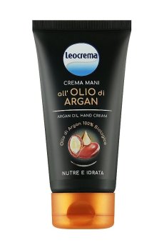 Крем для рук Leocrema Argan Oil Hand Cream с аргановым маслом, 75 мл