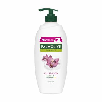 Гель-крем для душа Palmolive Натурэль Роскошная мягкость, Черная орхидея и увлажняющее молочко, 750 мл