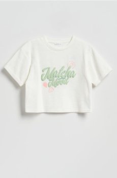 Reserved - Футболка з принтом - кремовий - 076HU-01X