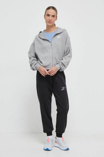Спортивные штаны Reebok MODERN SAFARI цвет чёрный с принтом Спортивные штаны Reebok MODERN SAFARI цвет чёрный с принтом