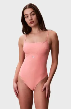 Женский розовый купальник ONE PIECE Розовый L Calvin Klein LV00Q61217