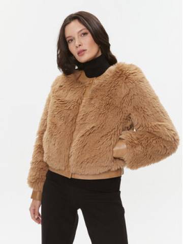 TWINSET Шуба 232TT2021 Коричневий Regular Fit TWINSET Шуба 232TT2021 Коричневий Regular Fit
