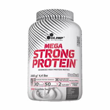 Протеин Olimp Sport Nutrition Mega Strong Protein Клубника, в порошке, 2 кг Протеин Olimp Sport Nutrition Mega Strong Protein Клубника, в порошке, 2 кг