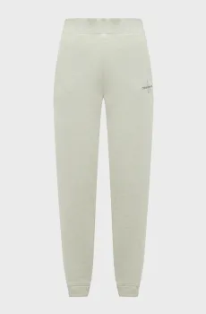 Женские светло-серые спортивные брюки MONOLOGO CUFFED JOG PANT Серый L Calvin Klein Jeans J20J223590